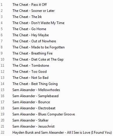 the music of sam alexander